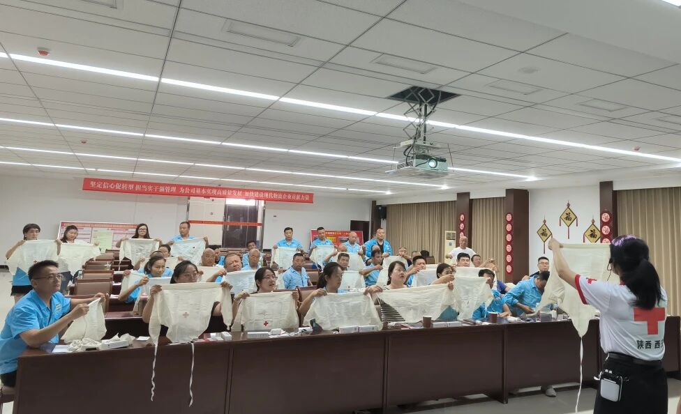 学急救·护安全 应急救护培训走进中国石油昆仑物流有限公司陕西分公司